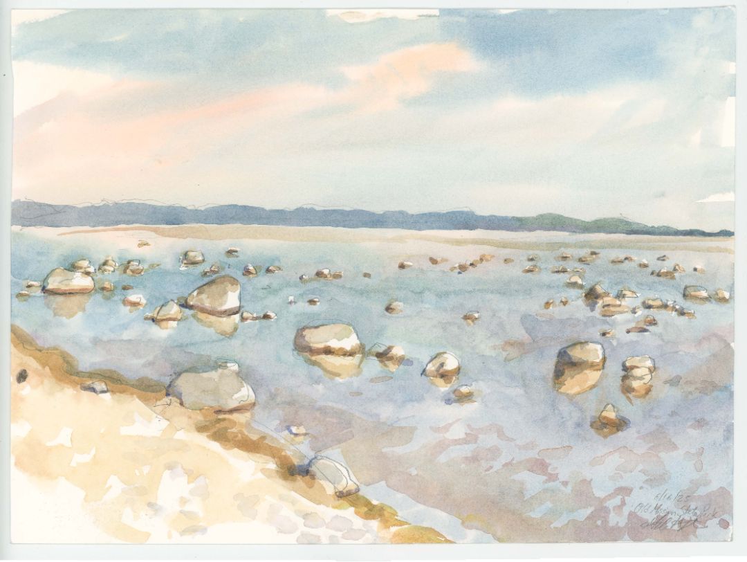 Morning Light at the Far End of Old Mission