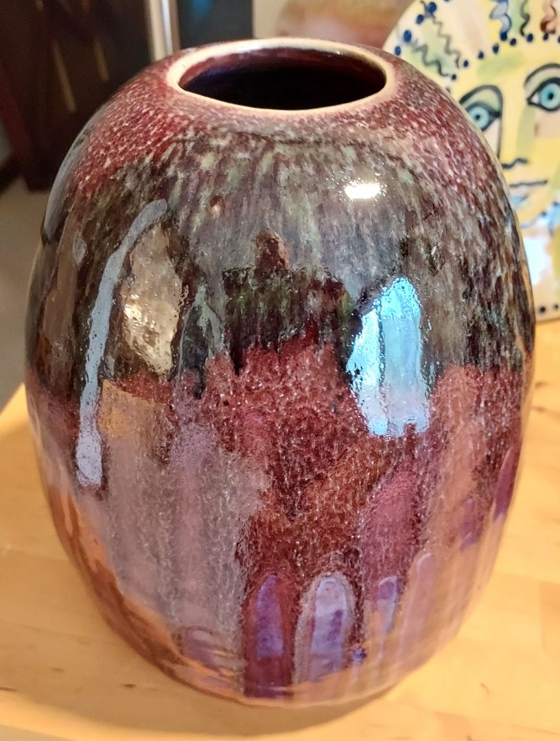 Mod Red Vase