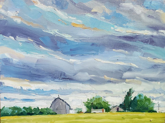 Farm Clouds on Bates