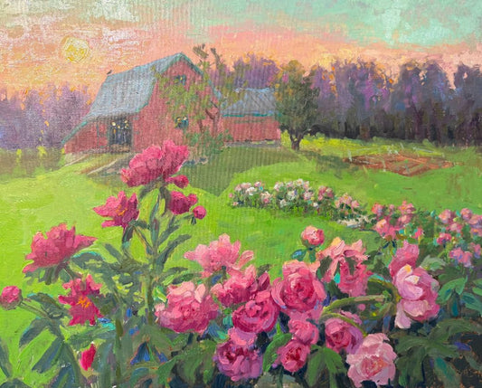 Evening Peonies