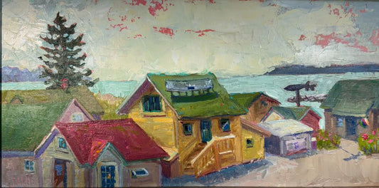 Porches Lean Toward the Shore