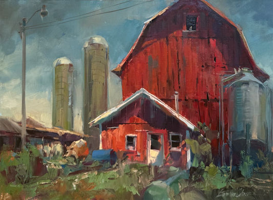 Red Barn Morning